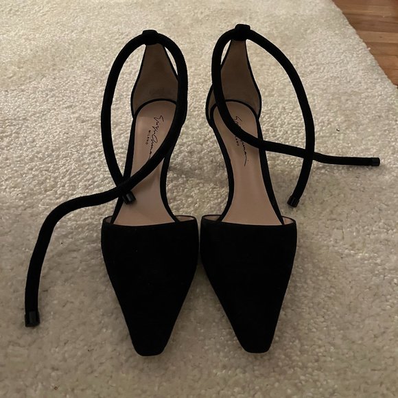 Giorgio Armani pointed toe suede heels - Picture 1 of 2